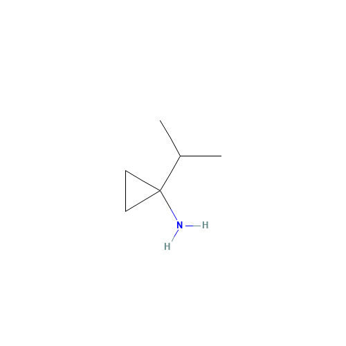 1-propan-2-ylcyclopropan-1-amine (CAS: 1174526-66-9) - Chemical Structure and Molecular Formula 
