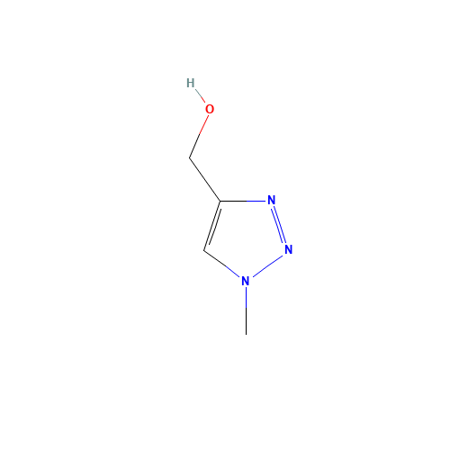 (1-methyltriazol-4-yl)methanol (CAS: 77177-21-0) - Chemical Structure and Molecular Formula 