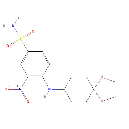 4-(1,4-dioxaspiro[4.5]decan-8-ylamino)-3-nitrobenzenesulfonamide (CAS: 1257050-49-9) - Related Chemical Product
