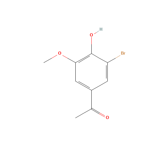 1-(3-bromo-4-hydroxy-5-methoxyphenyl)ethanone (CAS: 103653-14-1) - Related Chemical Product
