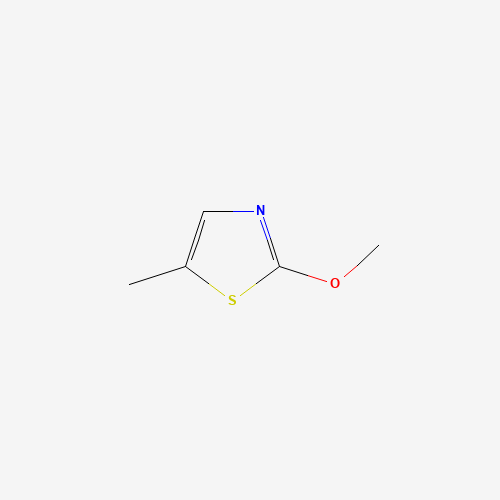 2-methoxy-5-methyl-1,3-thiazole (CAS: 79307-66-7) - Chemical Structure and Molecular Formula 