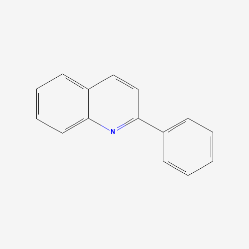 2-phenylquinoline (CAS: 612-96-4) - Chemical Structure and Molecular Formula 