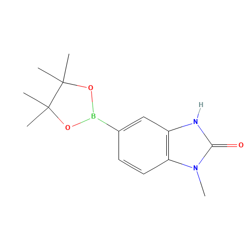 3-methyl-6-(4,4,5,5-tetramethyl-1,3,2-dioxaborolan-2-yl)-1H-benzimidazol-2-one (CAS: 1187968-73-5) - Related Chemical Product