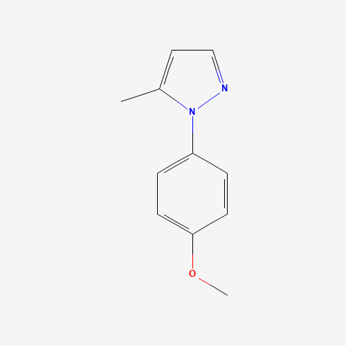 1-(4-methoxyphenyl)-5-methylpyrazole (CAS: 1123828-07-8) - Chemical Structure and Molecular Formula 