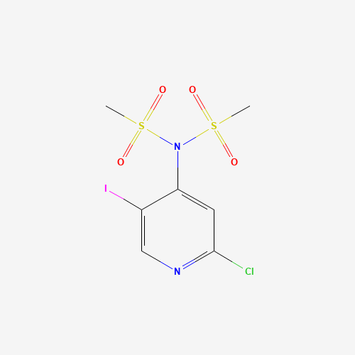 N-(2-chloro-5-iodopyridin-4-yl)-N-methylsulfonylmethanesulfonamide (CAS: 1400286-63-6) - Related Chemical Product
