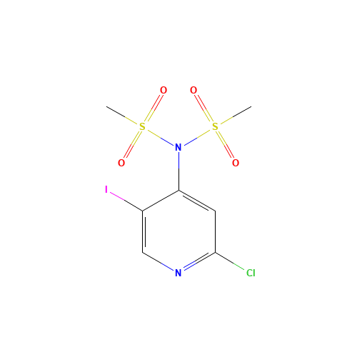 N-(2-chloro-5-iodopyridin-4-yl)-N-methylsulfonylmethanesulfonamide (CAS: 1400286-63-6) - Related Chemical Product
