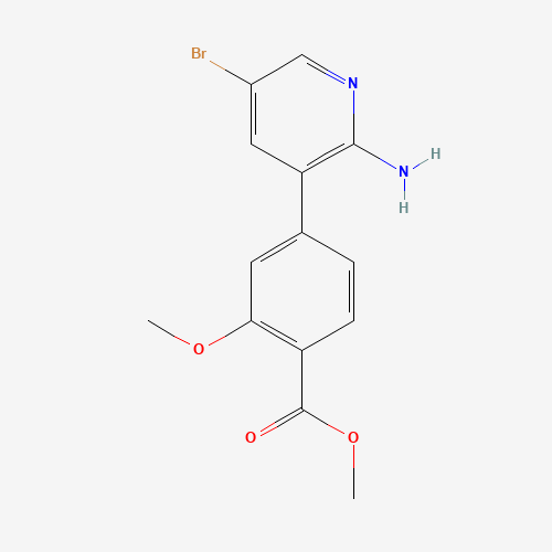 methyl 4-(2-amino-5-bromopyridin-3-yl)-2-methoxybenzoate (CAS: 1364267-50-4) - Related Chemical Product
