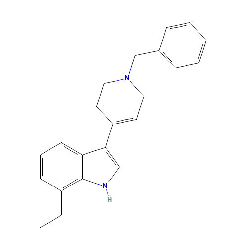 3-(1-benzyl-3,6-dihydro-2H-pyridin-4-yl)-7-ethyl-1H-indole (CAS: 194036-38-9) - Related Chemical Product