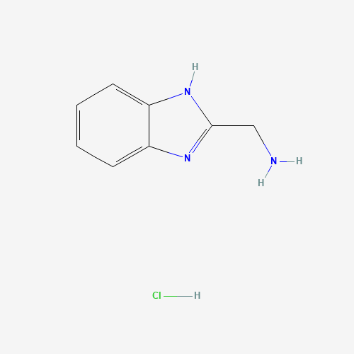 1H-benzimidazol-2-ylmethanamine;hydrochloride (CAS: 7757-21-3) - Related Chemical Product