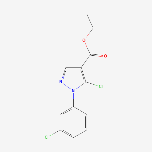 ethyl 5-chloro-1-(3-chlorophenyl)pyrazole-4-carboxylate (CAS: 98534-74-8) - Related Chemical Product