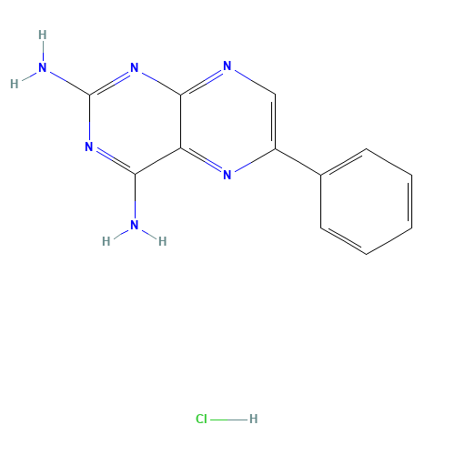 6-phenylpteridine-2,4-diamine;hydrochloride (CAS: 1026-36-4) - Related Chemical Product