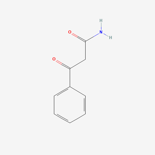 3-oxo-3-phenylpropanamide (CAS: 3446-58-0) - Chemical Structure and Molecular Formula 