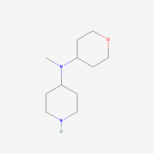 N-methyl-N-(oxan-4-yl)piperidin-4-amine (CAS: 933737-39-4) - Chemical Structure and Molecular Formula 