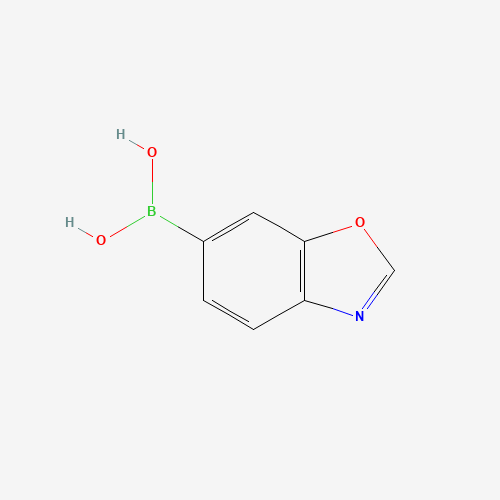 1,3-benzoxazol-6-ylboronic acid (CAS: 1253912-47-8) - Chemical Structure and Molecular Formula 