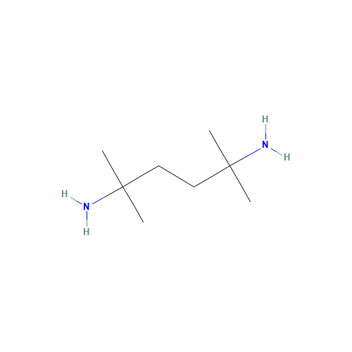 2,5-dimethylhexane-2,5-diamine (CAS: 23578-35-0) - Chemical Structure and Molecular Formula 
