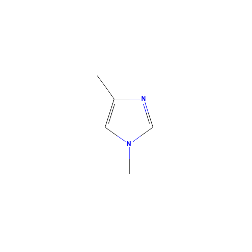 1,4-dimethylimidazole (CAS: 6338-45-0) - Chemical Structure and Molecular Formula 
