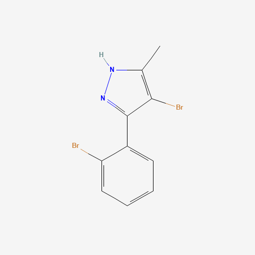 4-bromo-3-(2-bromophenyl)-5-methyl-1H-pyrazole (CAS: 1239128-43-8) - Related Chemical Product