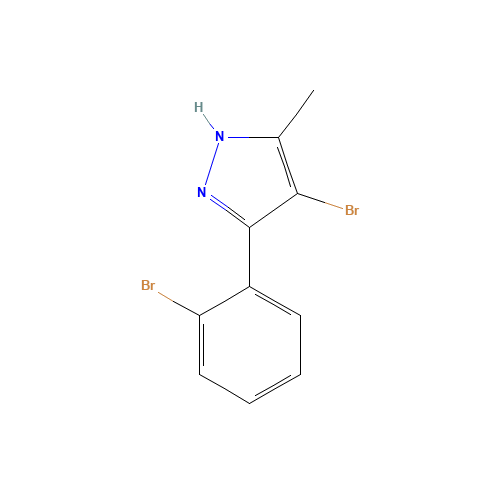 4-bromo-3-(2-bromophenyl)-5-methyl-1H-pyrazole (CAS: 1239128-43-8) - Related Chemical Product