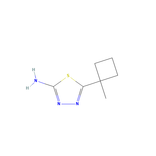 5-(1-methylcyclobutyl)-1,3,4-thiadiazol-2-amine (CAS: 1266242-27-6) - Related Chemical Product