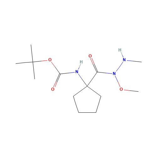 tert-butyl N-[1-[methoxy(methylamino)carbamoyl]cyclopentyl]carbamate (CAS: 851726-73-3) - Related Chemical Product
