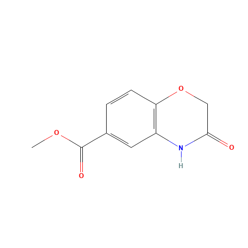 methyl 3-oxo-4H-1,4-benzoxazine-6-carboxylate (CAS: 202195-67-3) - Chemical Structure and Molecular Formula 