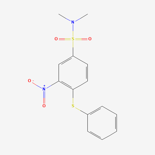 N,N-dimethyl-3-nitro-4-phenylsulfanylbenzenesulfonamide (CAS: 83472-52-0) - Related Chemical Product