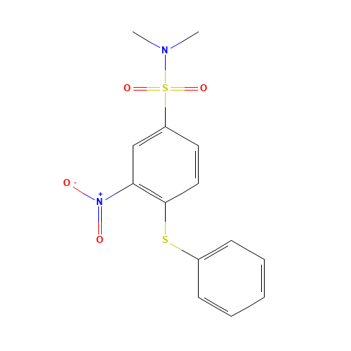 N,N-dimethyl-3-nitro-4-phenylsulfanylbenzenesulfonamide (CAS: 83472-52-0) - Related Chemical Product