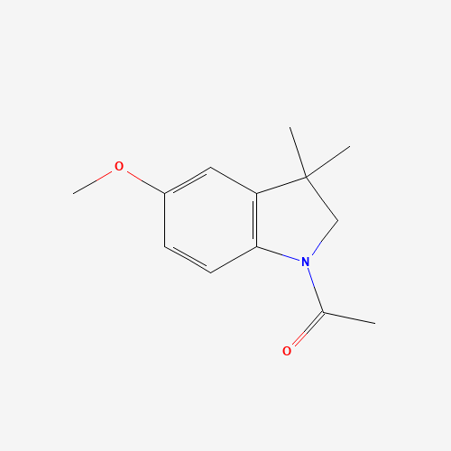 1-(5-methoxy-3,3-dimethyl-2H-indol-1-yl)ethanone (CAS: 74492-52-7) - Related Chemical Product