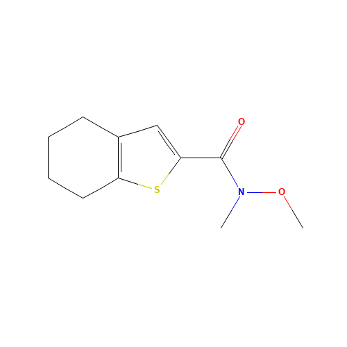 N-methoxy-N-methyl-4,5,6,7-tetrahydro-1-benzothiophene-2-carboxamide (CAS: 1346672-52-3) - Related Chemical Product