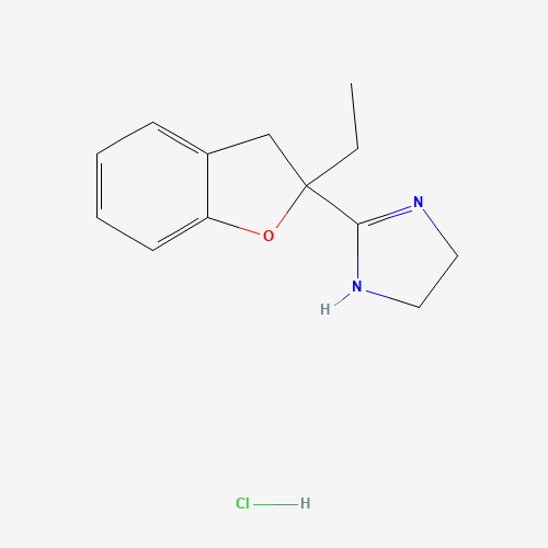 2-(2-ethyl-3H-1-benzofuran-2-yl)-4,5-dihydro-1H-imidazole;hydrochloride (CAS: 89197-00-2) - Related Chemical Product