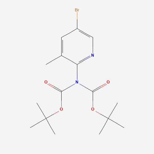 tert-butyl N-(5-bromo-3-methylpyridin-2-yl)-N-[(2-methylpropan-2-yl)oxycarbonyl]carbamate (CAS: 497159-91-8) - Related Chemical Product
