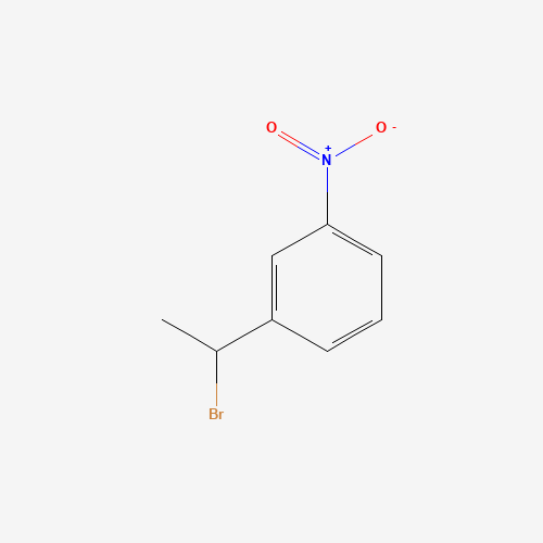 1-(1-bromoethyl)-3-nitrobenzene (CAS: 29067-55-8) - Chemical Structure and Molecular Formula 