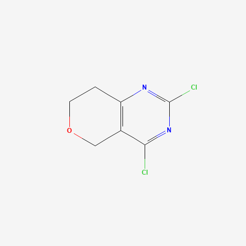 2,4-dichloro-7,8-dihydro-5H-pyrano[4,3-d]pyrimidine (CAS: 944902-88-9) - Chemical Structure and Molecular Formula 