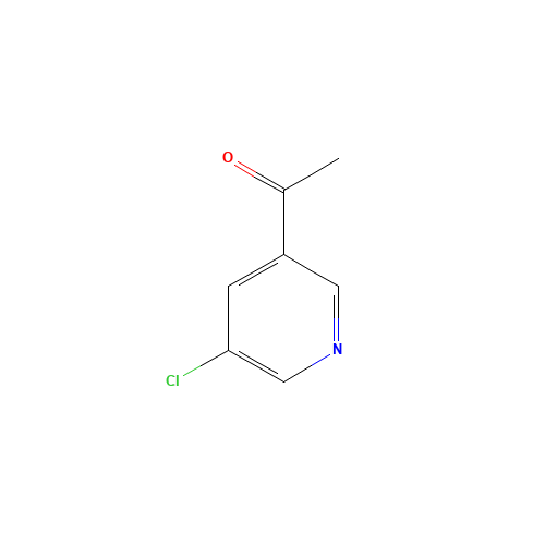 1-(5-chloropyridin-3-yl)ethanone (CAS: 101945-85-1) - Chemical Structure and Molecular Formula 
