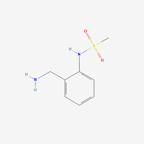 N-[2-(aminomethyl)phenyl]methanesulfonamide (CAS: 515153-84-1) - Chemical Structure and Molecular Formula 