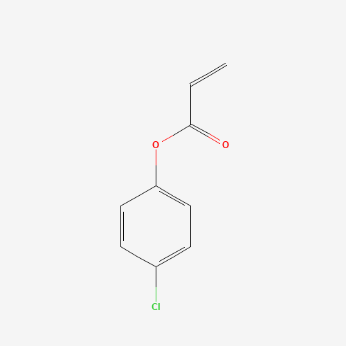 (4-chlorophenyl) prop-2-enoate (CAS: 13633-87-9) - Chemical Structure and Molecular Formula 