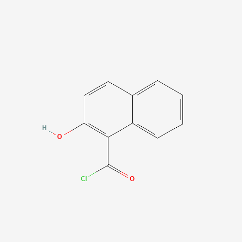 2-hydroxynaphthalene-1-carbonyl chloride (CAS: 38077-75-7) - Chemical Structure and Molecular Formula 