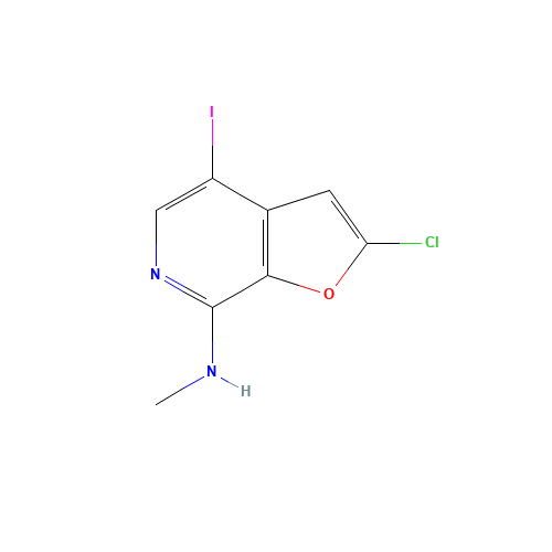 2-chloro-4-iodo-N-methylfuro[2,3-c]pyridin-7-amine (CAS: 1326713-78-3) - Related Chemical Product