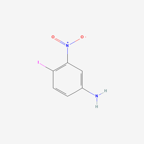 4-iodo-3-nitroaniline (CAS: 105752-04-3) - Chemical Structure and Molecular Formula 