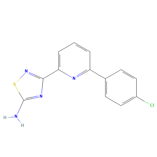 3-[6-(4-chlorophenyl)pyridin-2-yl]-1,2,4-thiadiazol-5-amine (CAS: 1179362-85-6) - Related Chemical Product