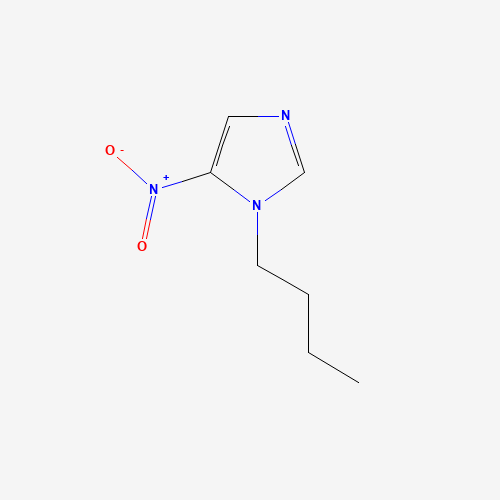 1-butyl-5-nitroimidazole (CAS: 13230-33-6) - Chemical Structure and Molecular Formula 