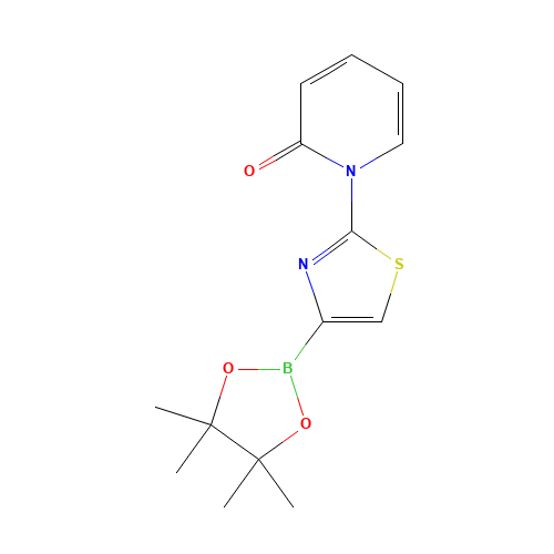 1-[4-(4,4,5,5-tetramethyl-1,3,2-dioxaborolan-2-yl)-1,3-thiazol-2-yl]pyridin-2-one (CAS: 1402174-23-5) - Related Chemical Product