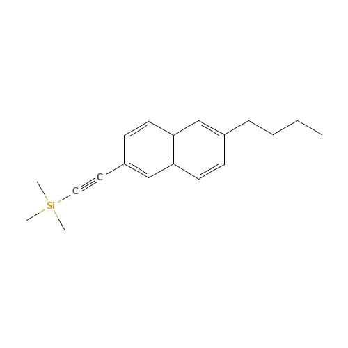 2-(6-butylnaphthalen-2-yl)ethynyl-trimethylsilane (CAS: 1384852-20-3) - Related Chemical Product