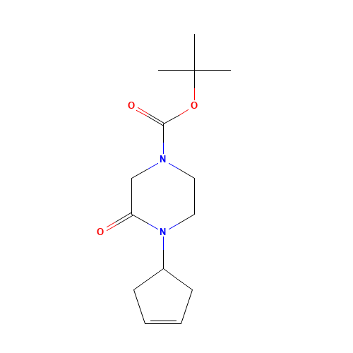 tert-butyl 4-cyclopent-3-en-1-yl-3-oxopiperazine-1-carboxylate (CAS: 1284248-51-6) - Related Chemical Product