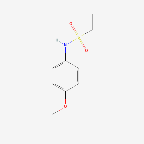 N-(4-ethoxyphenyl)ethanesulfonamide (CAS: 57616-19-0) - Chemical Structure and Molecular Formula 