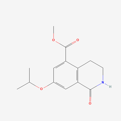 methyl 1-oxo-7-propan-2-yloxy-3,4-dihydro-2H-isoquinoline-5-carboxylate (CAS: 1616288-53-9) - Related Chemical Product