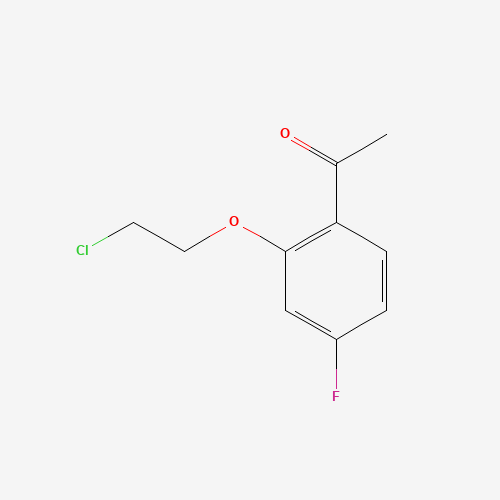 1-[2-(2-chloroethoxy)-4-fluorophenyl]ethanone (CAS: 273722-55-7) - Related Chemical Product