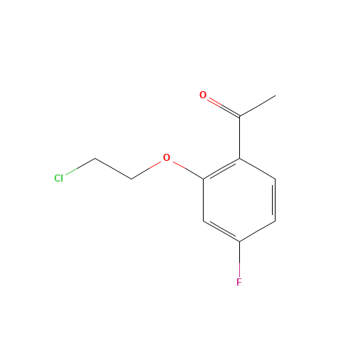 1-[2-(2-chloroethoxy)-4-fluorophenyl]ethanone (CAS: 273722-55-7) - Related Chemical Product