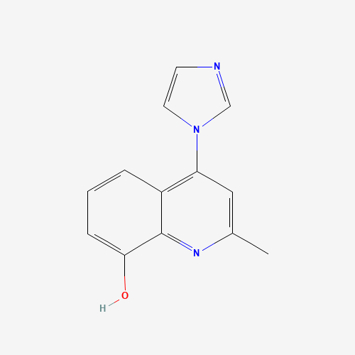 4-imidazol-1-yl-2-methylquinolin-8-ol (CAS: 54666-28-3) - Chemical Structure and Molecular Formula 