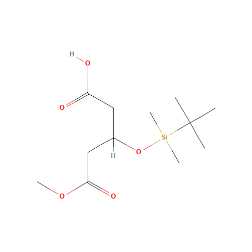 3-[tert-butyl(dimethyl)silyl]oxy-5-methoxy-5-oxopentanoic acid (CAS: 109462-20-6) - Related Chemical Product